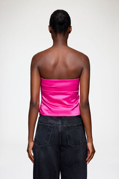 Top in Duchesse Satin