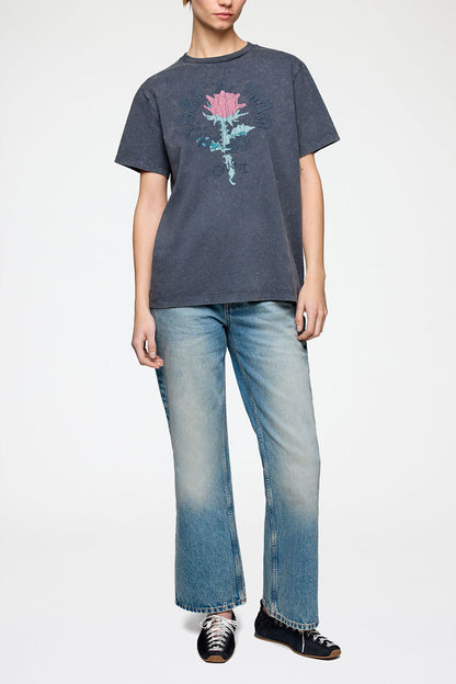 T-shirt with Rose
