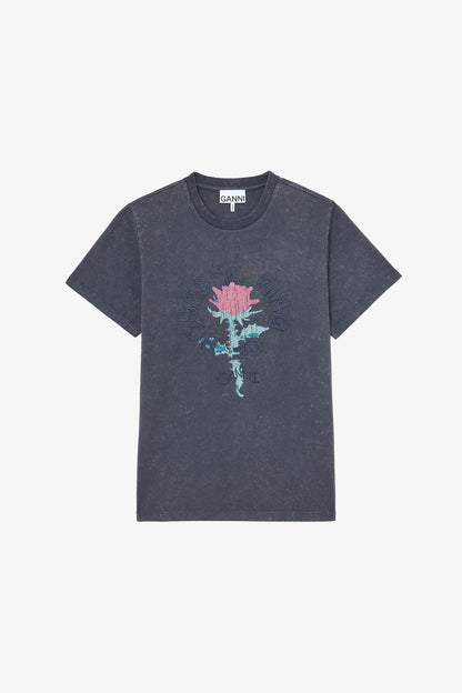 T-shirt with Rose