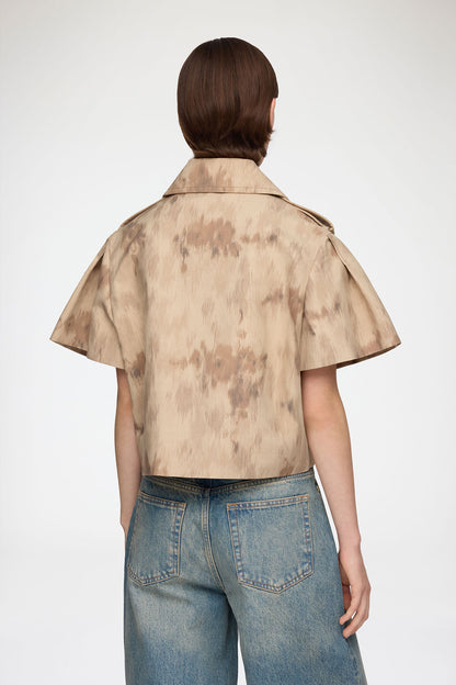 Jacket in Printed Cotton