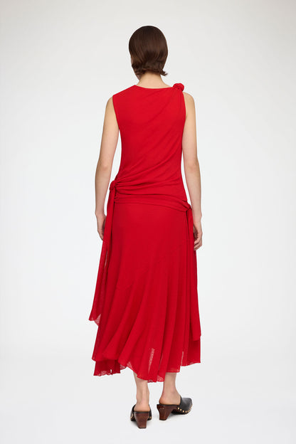 Long Dress in Marl Mesh