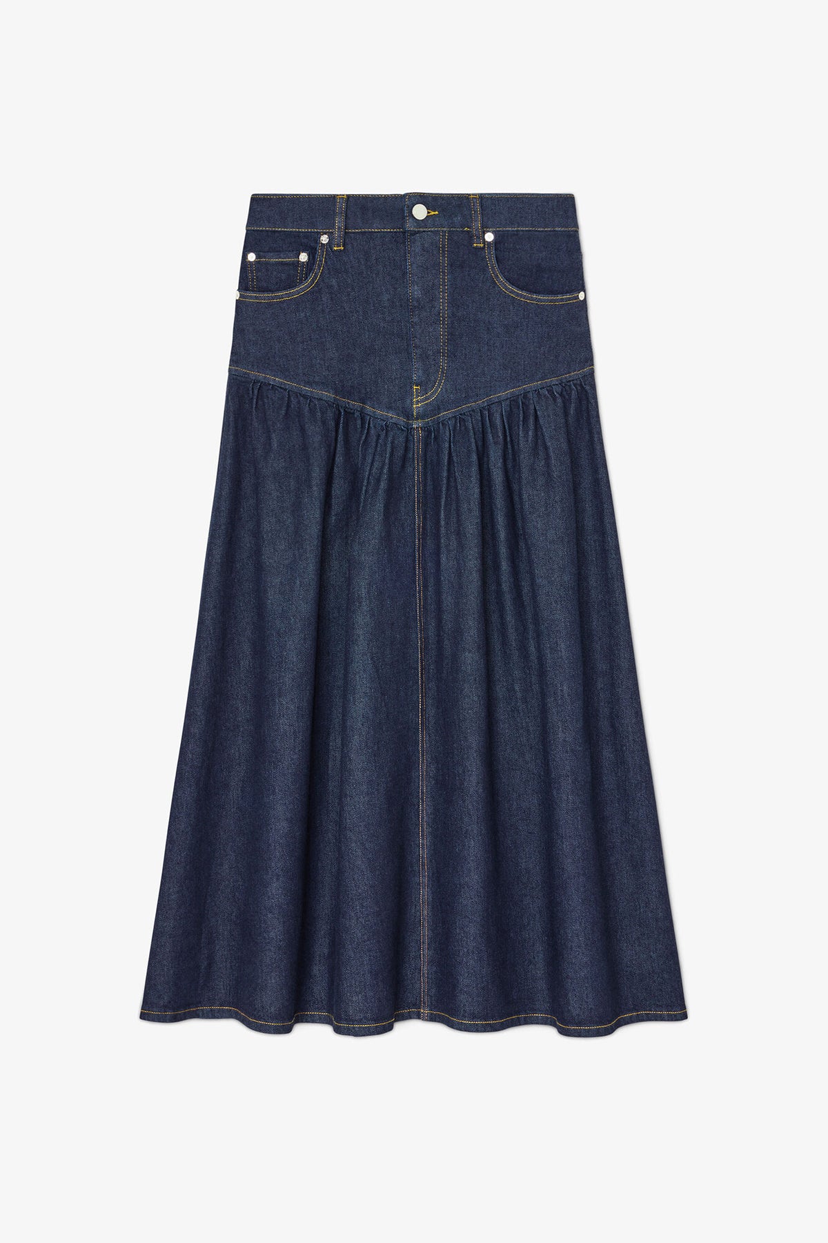 Skirt in Stretch Denim