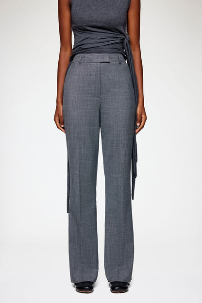 Pants in Grey Wool Melange