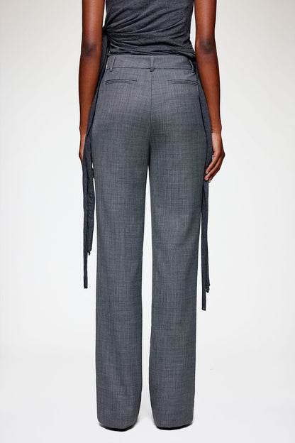 Pants in Grey Wool Melange
