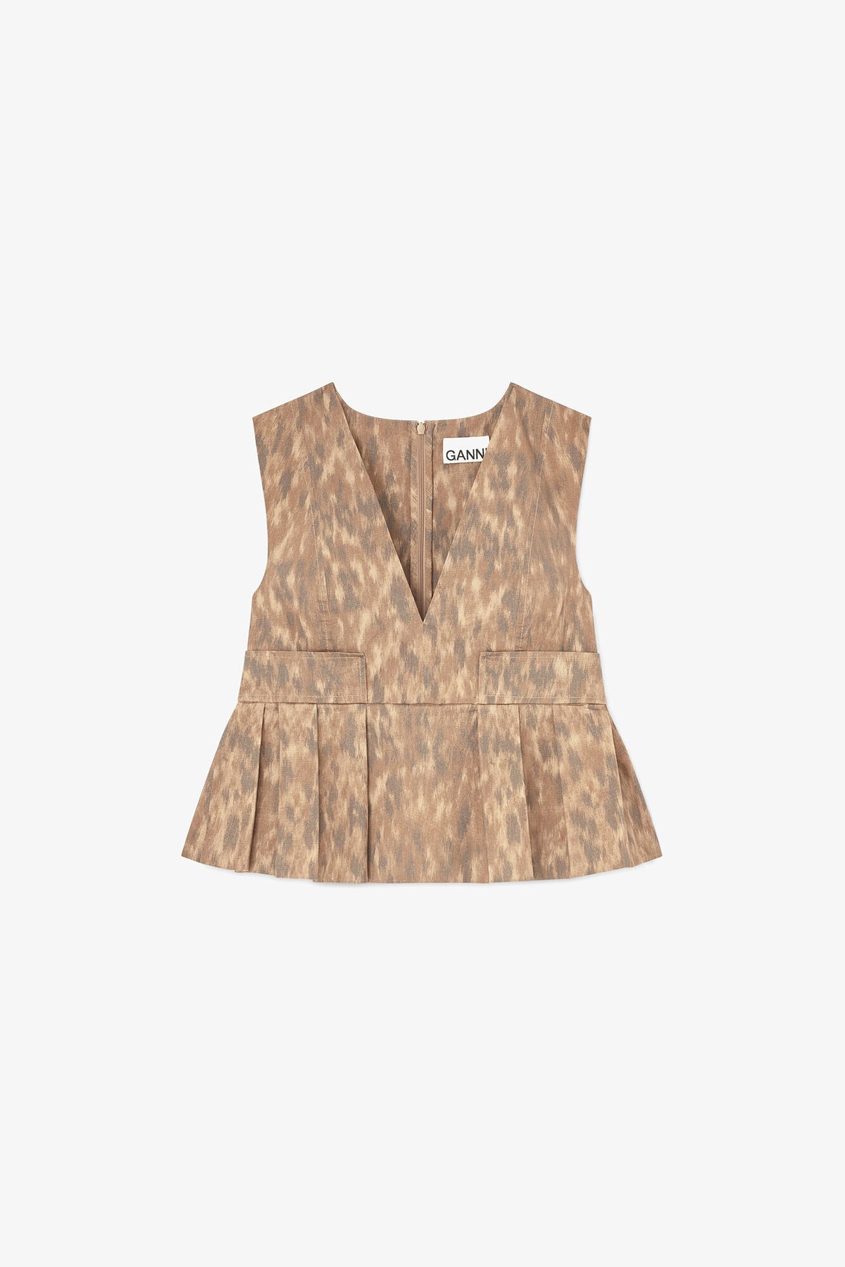 Top in Printed Cotton