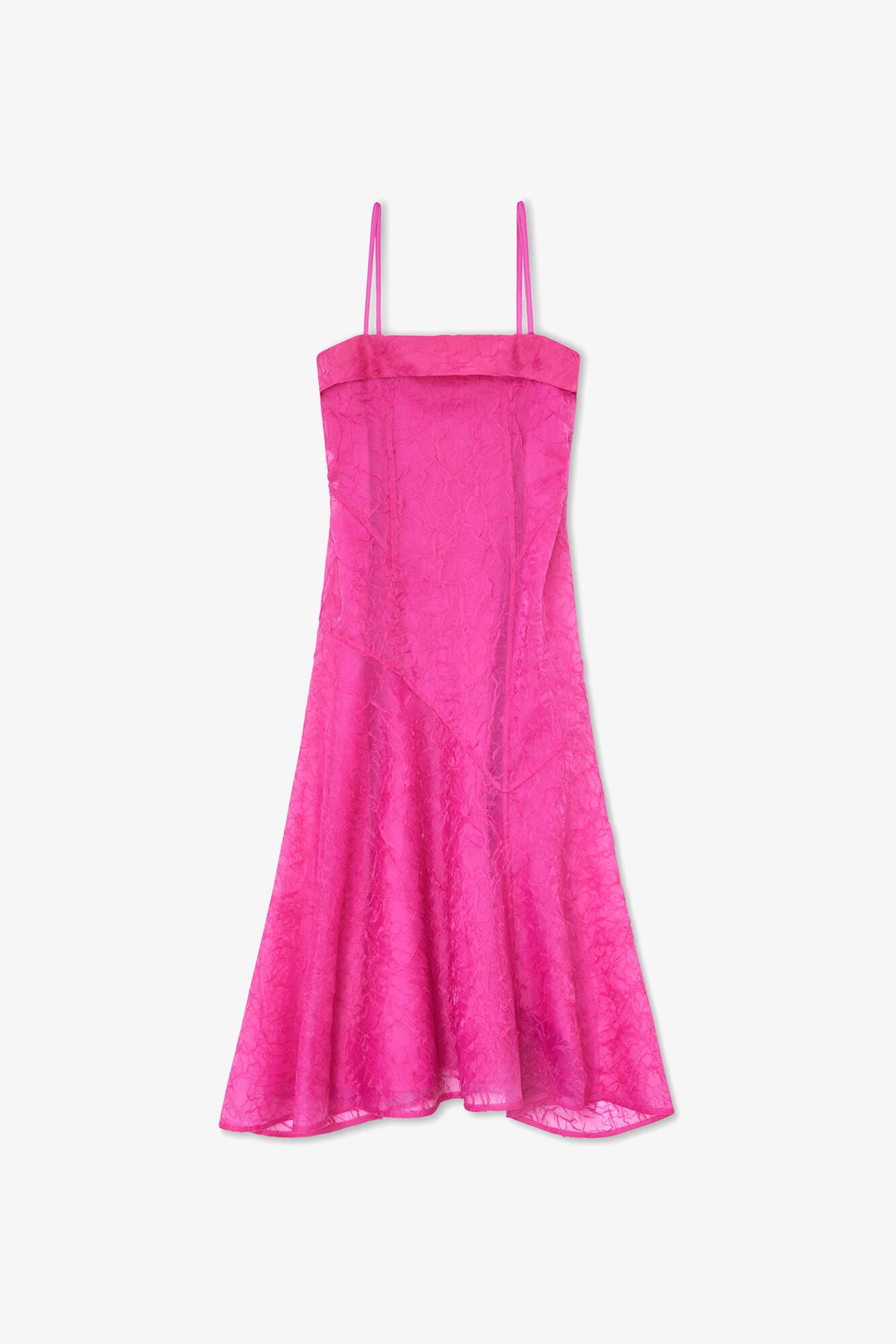 Dress in Pink Shibori Organza