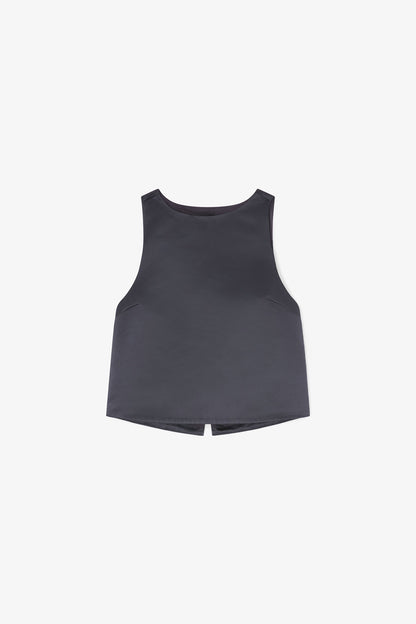 Top in Black Satin