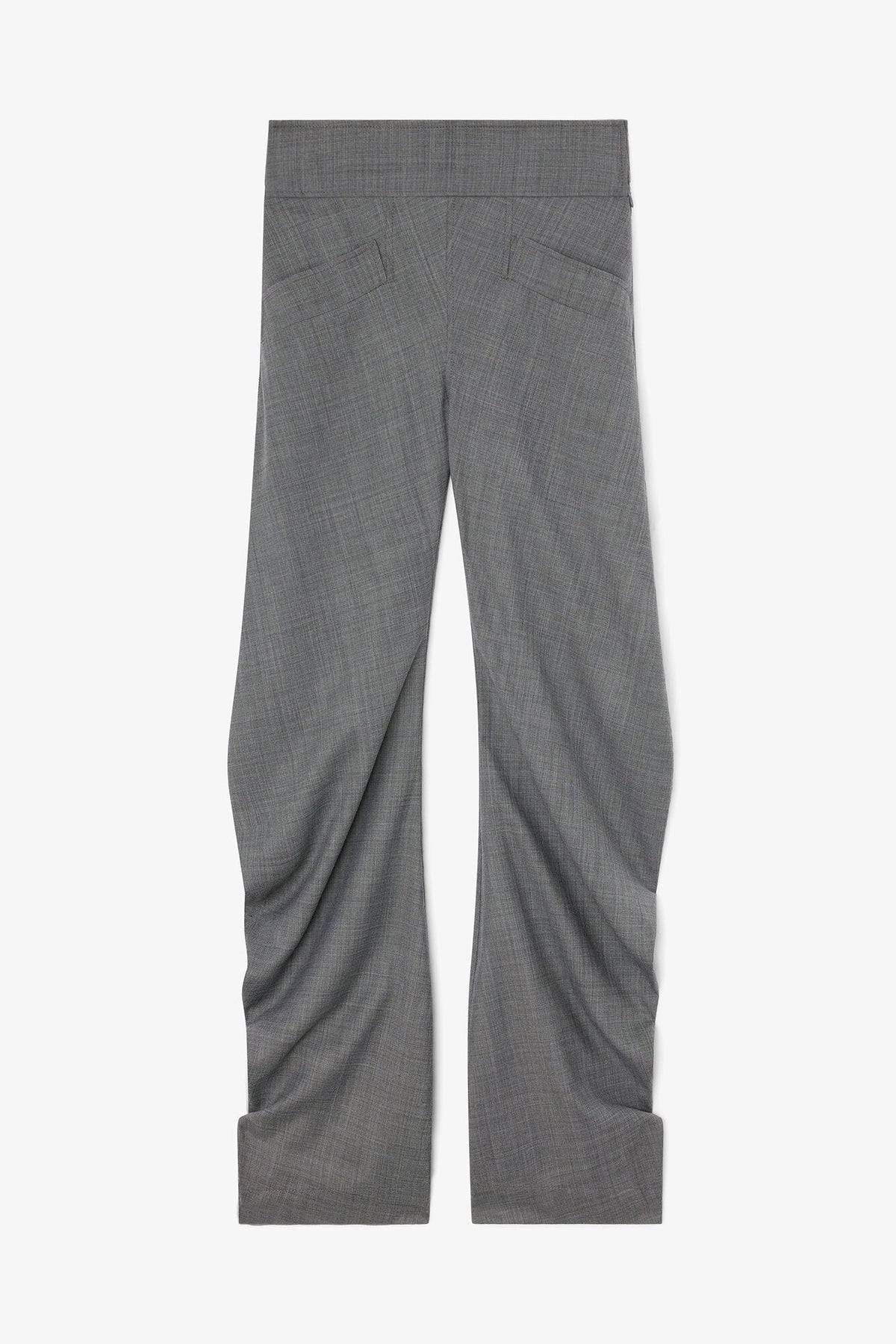 Pants in Grey Wool Melange