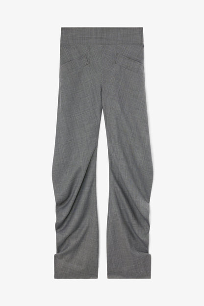 Pants in Grey Wool Melange