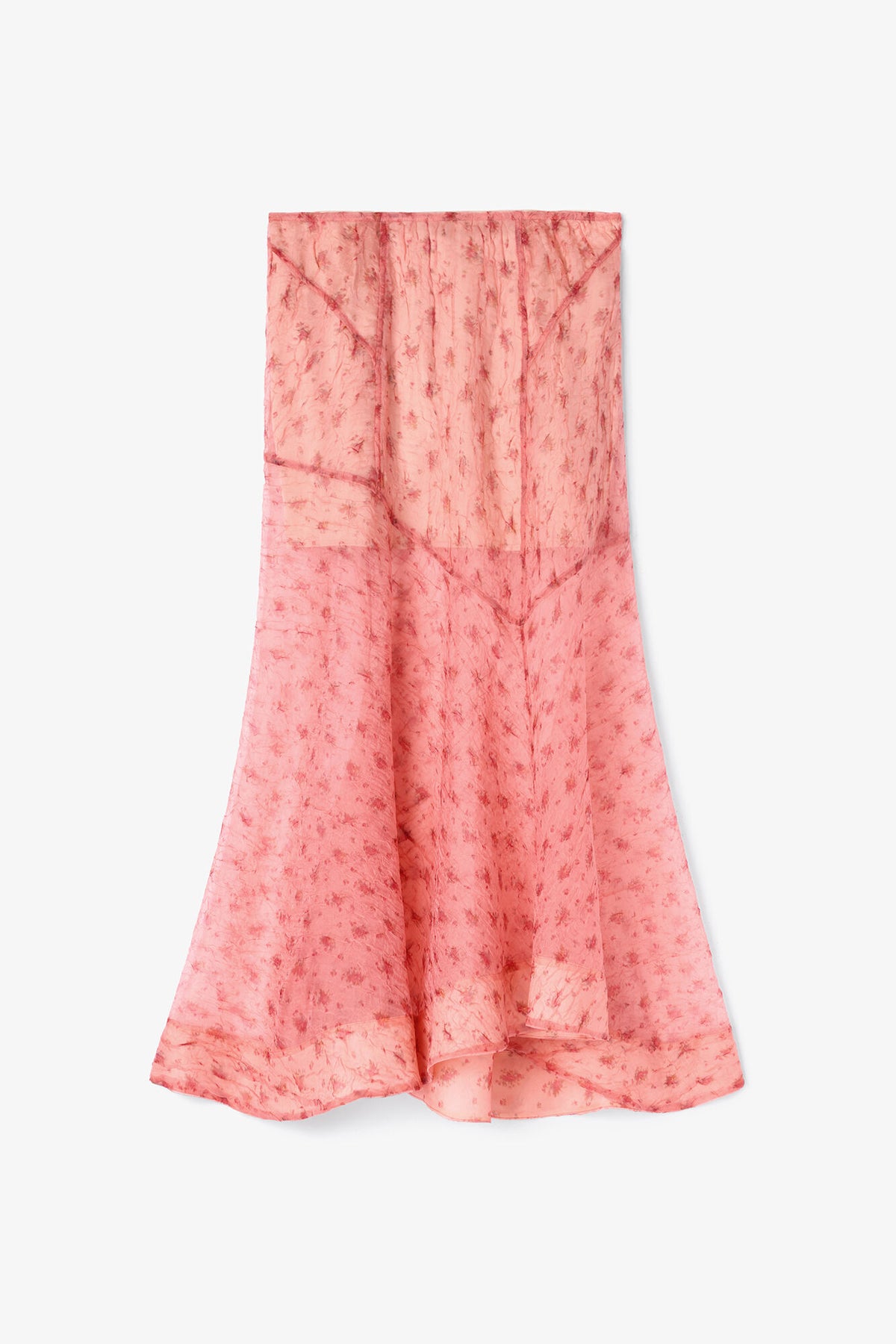 Skirt in Printed Shibori Organza