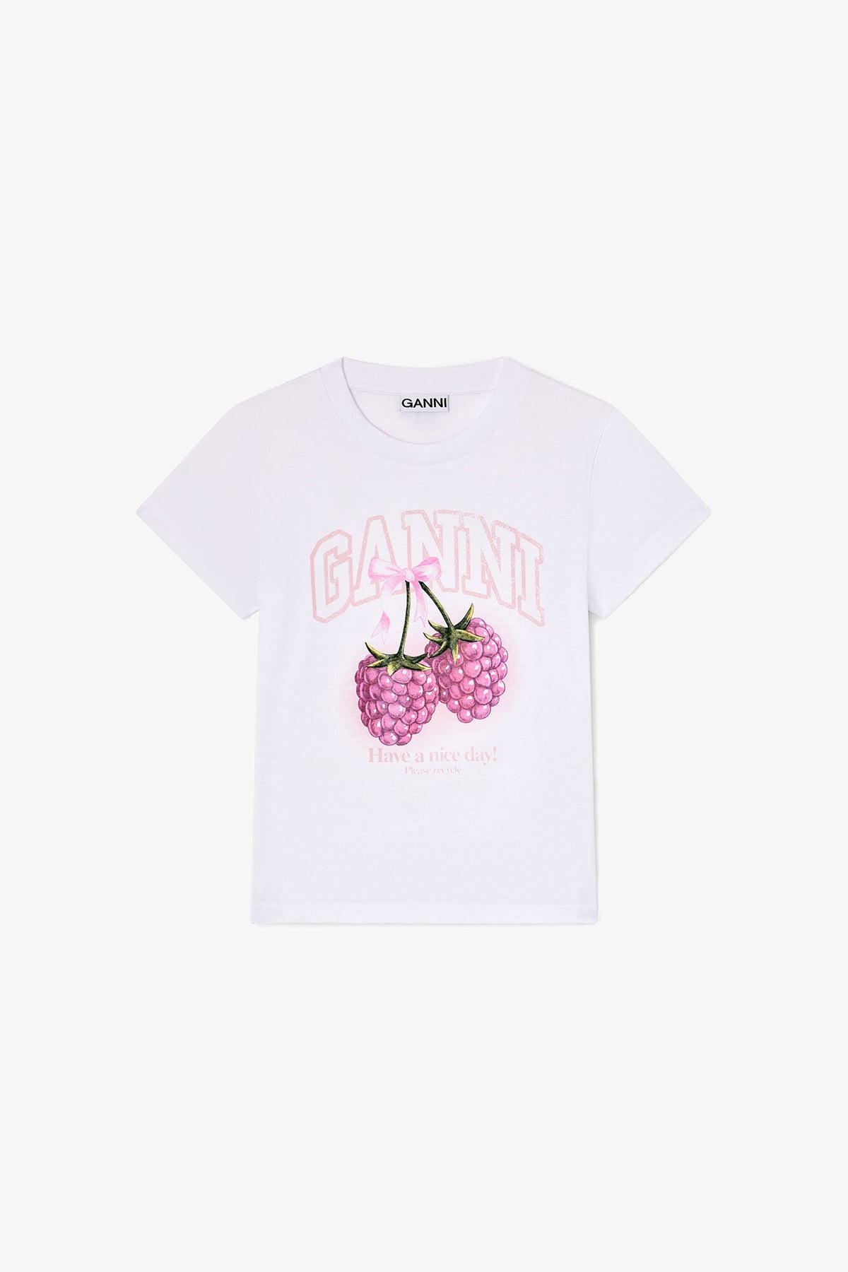 Baby Fit T-shirt with Raspberry