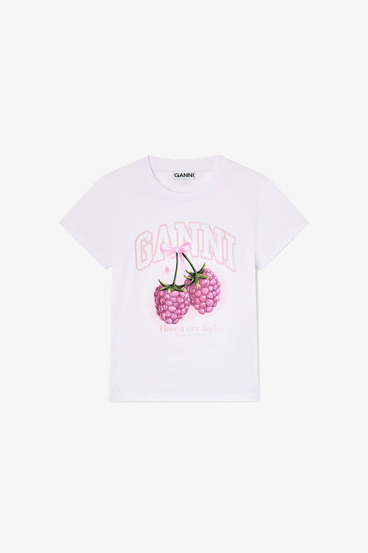 Baby Fit T-shirt with Raspberry