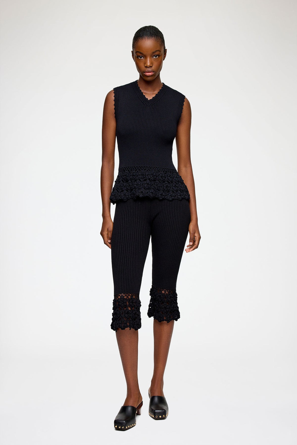 Vest in Cotton Crochet