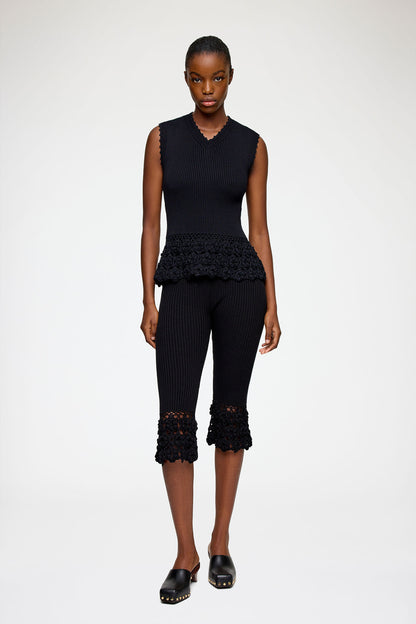 Vest in Cotton Crochet