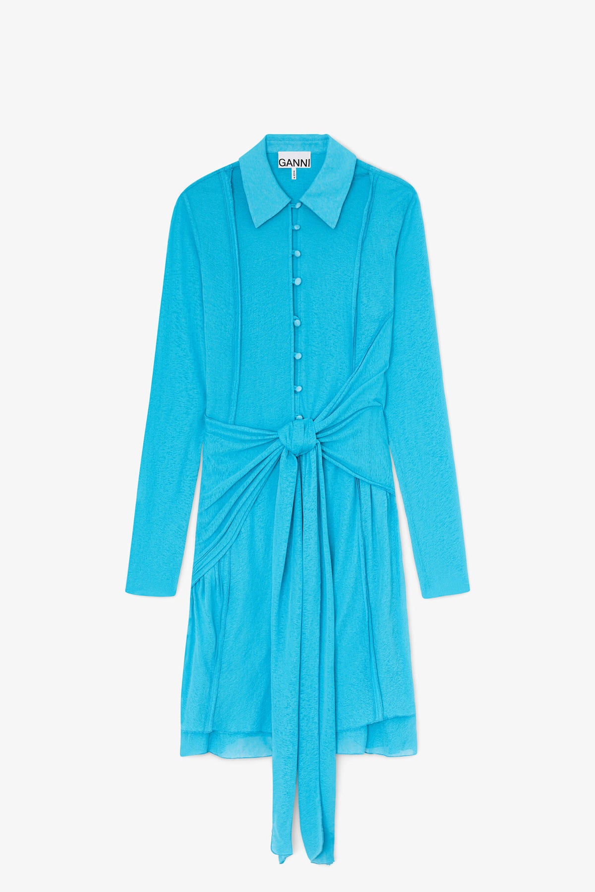 Short Dress in Marl Mesh