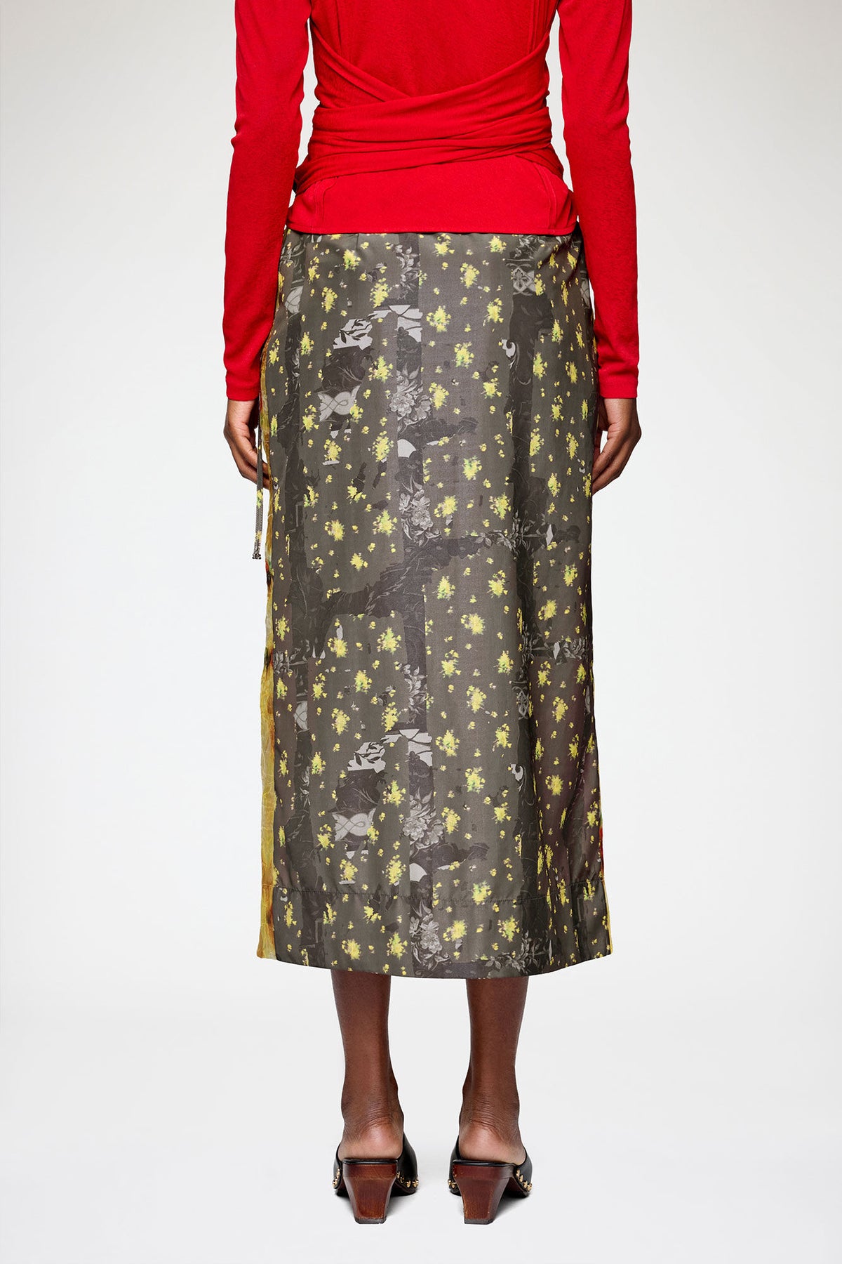 Skirt in Color-Block Patchwork