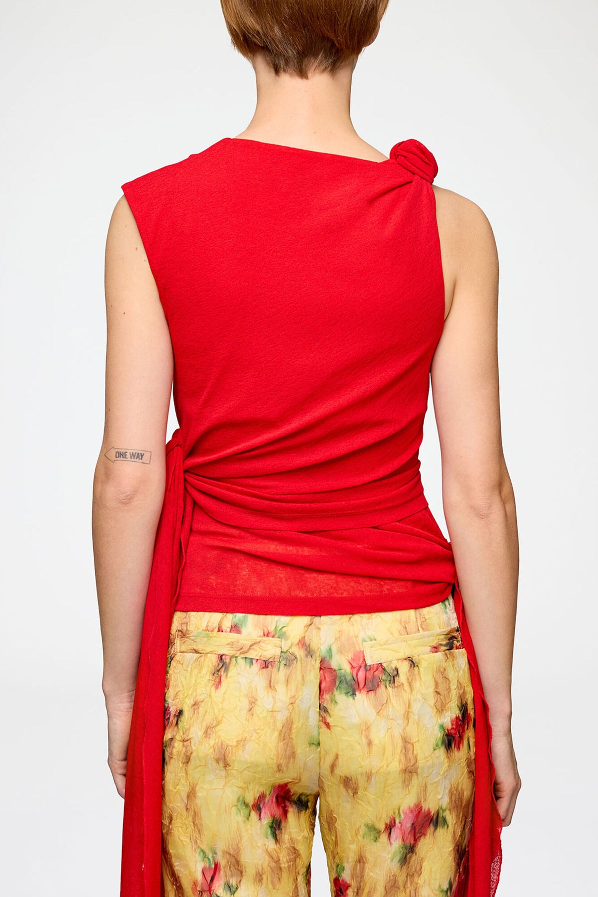 Top in Marl Mesh