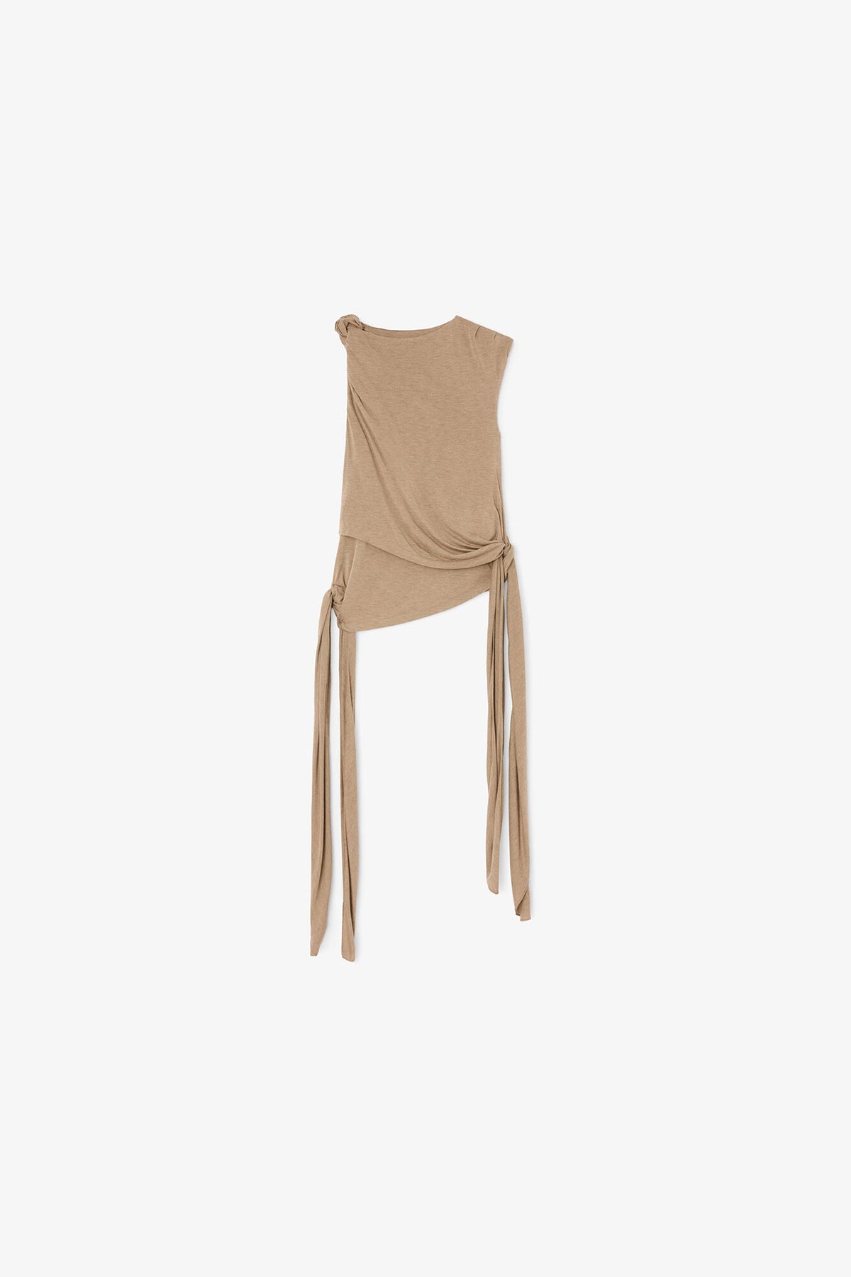 Top in Beige Jersey