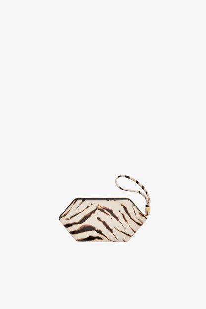 Egret Bou Make-Up Pouch in Zebra