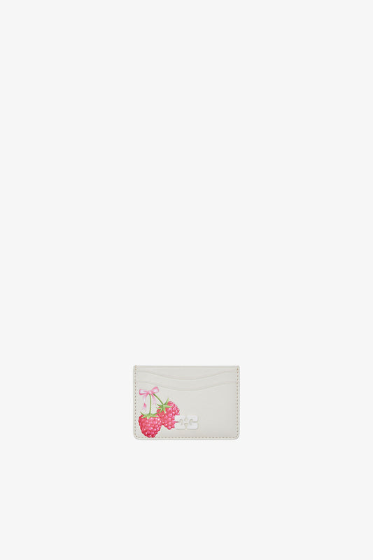 Egret Bou Card Holder in White
