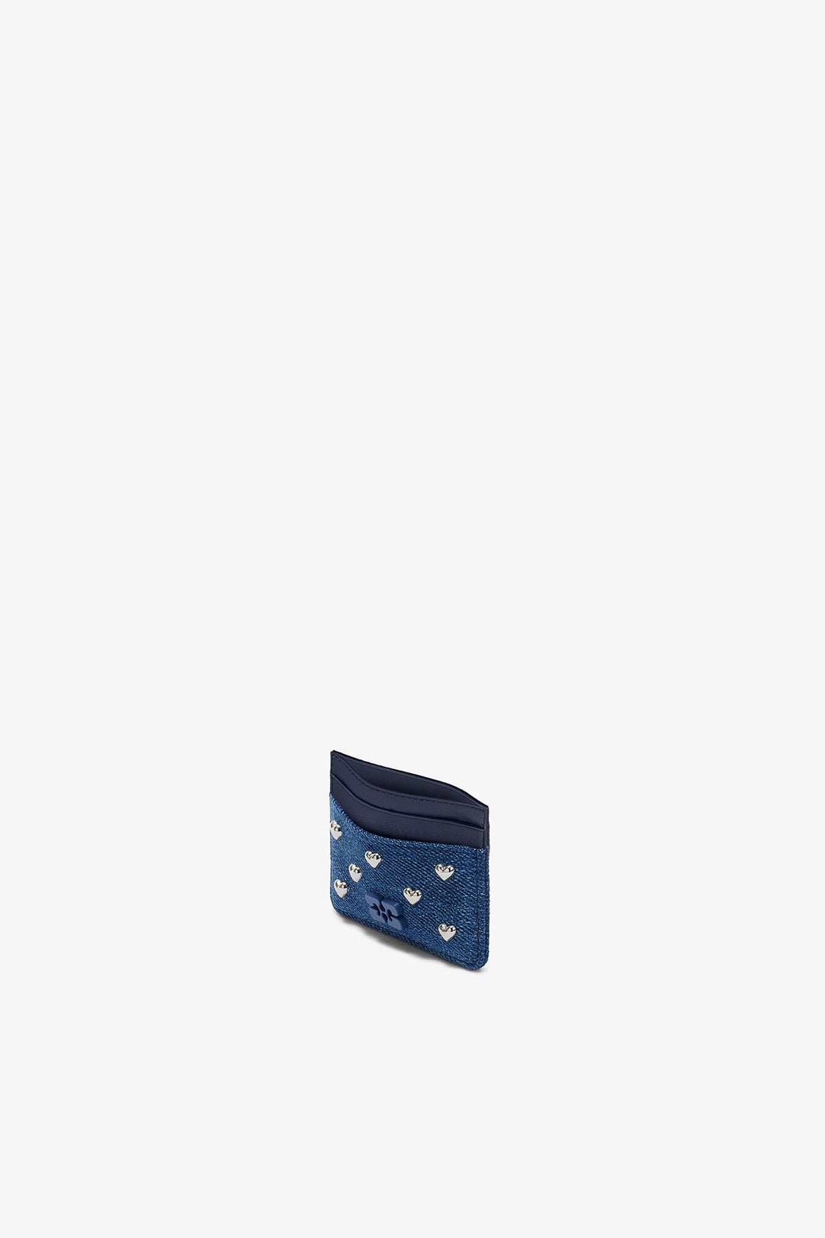 Faded Denim Bou Card Holder in Denim