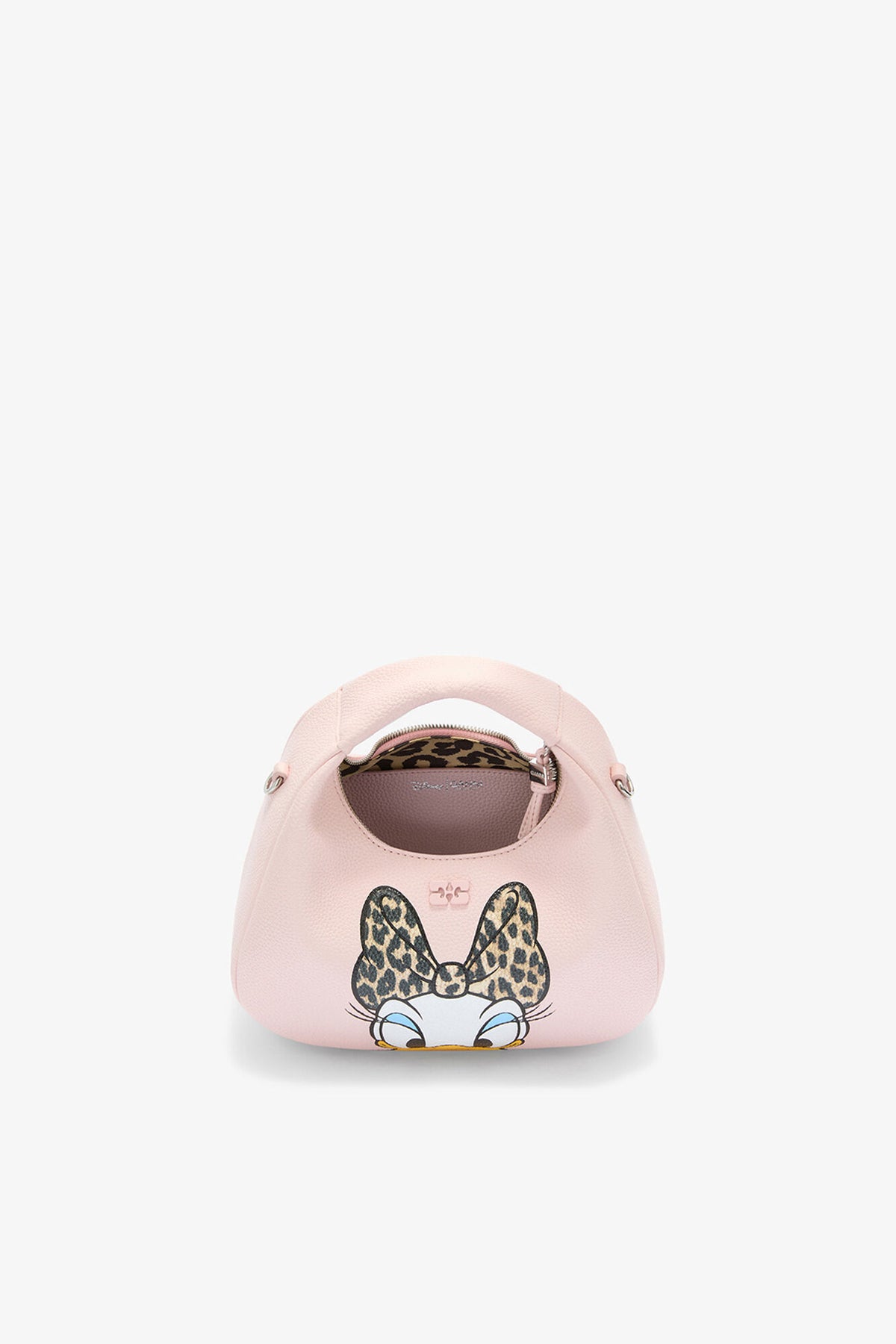 Chalk Pink Daisy Duck Mini Hobo Bag in Pink