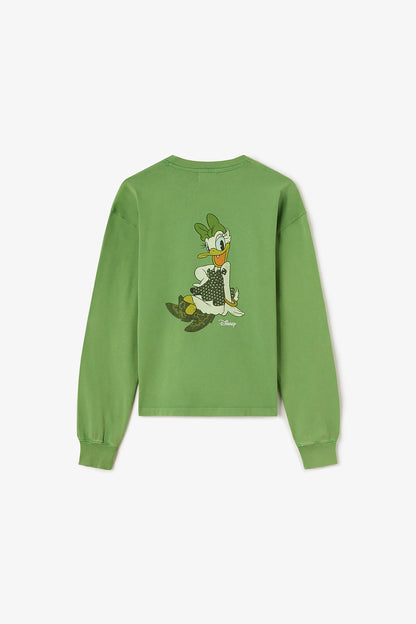 Daisy Duck Green Long-sleeve T-shirt
