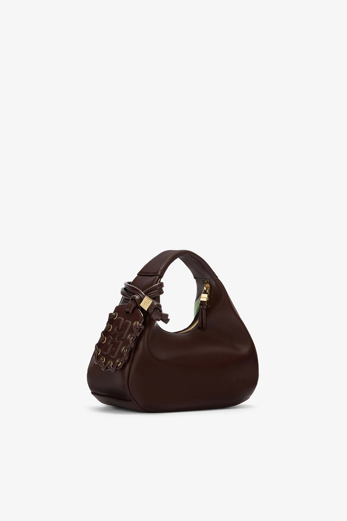 Seal Brown Daisy Duck Mini Hobo Bag in Brown
