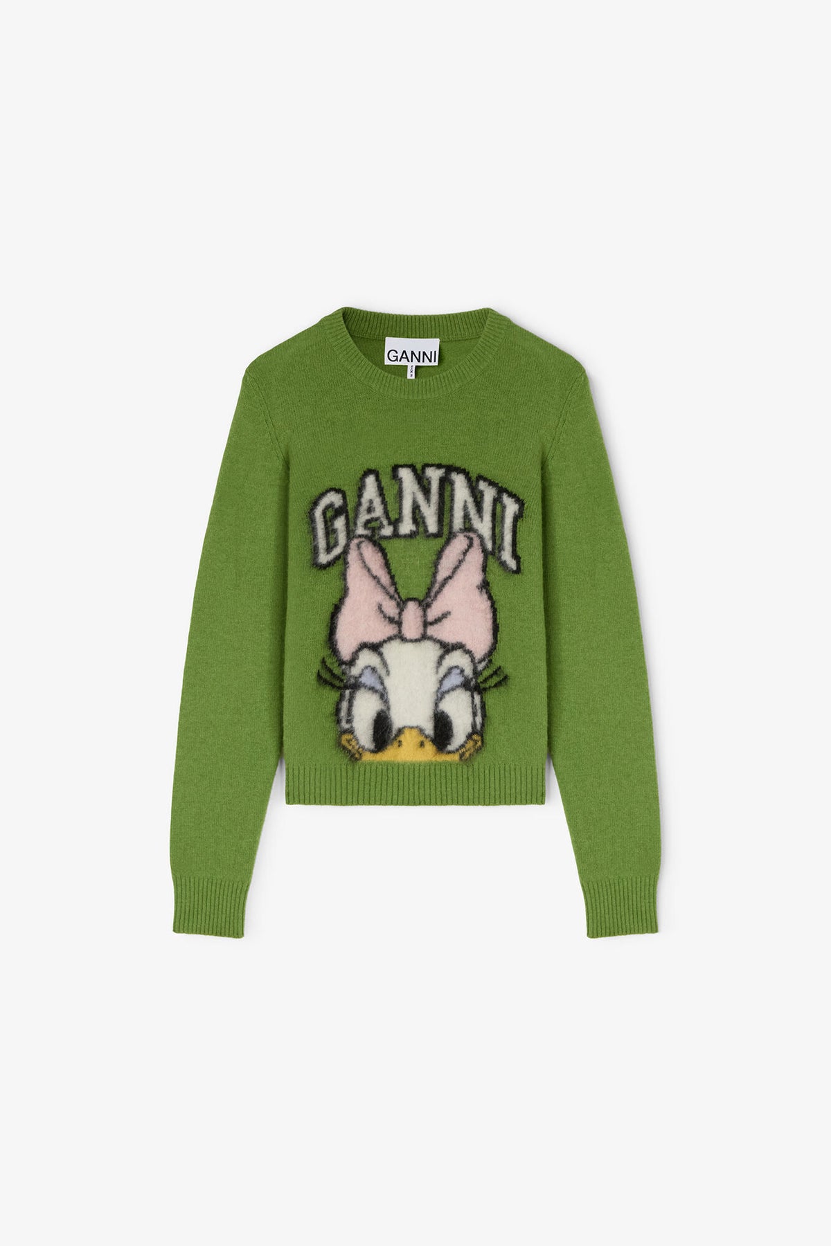 Daisy Duck Green Brushed Wool Sweater