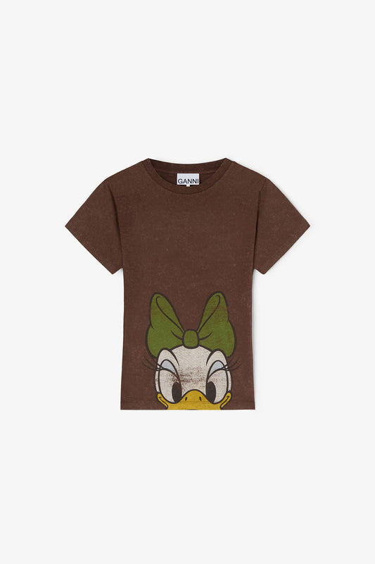 Daisy Duck Brown Baby Fit T-shirt