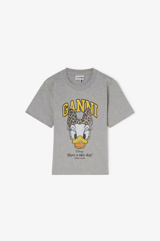 Daisy Duck Grey Printed Baby Fit T-shirt
