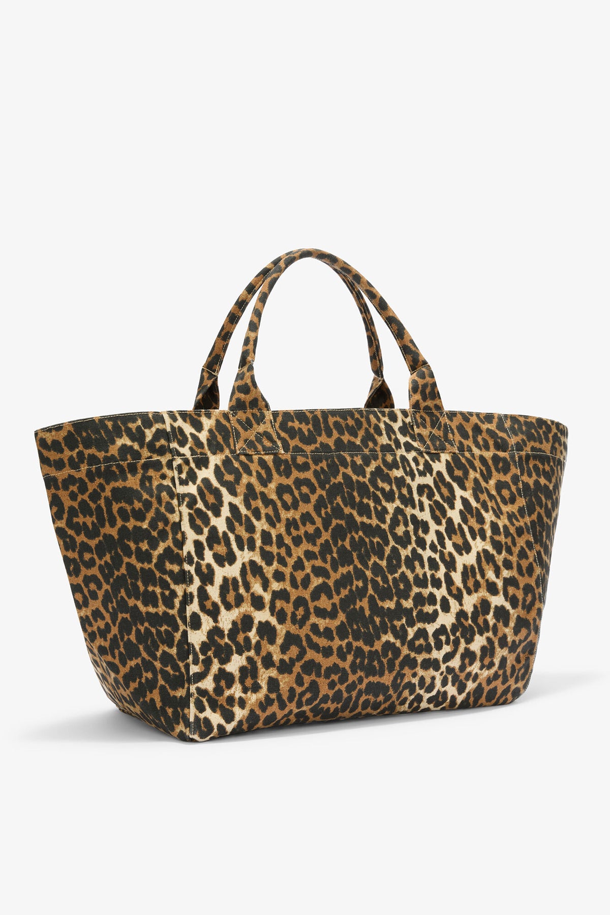 Almond Milk Daisy Duck Leopard XXL Tote