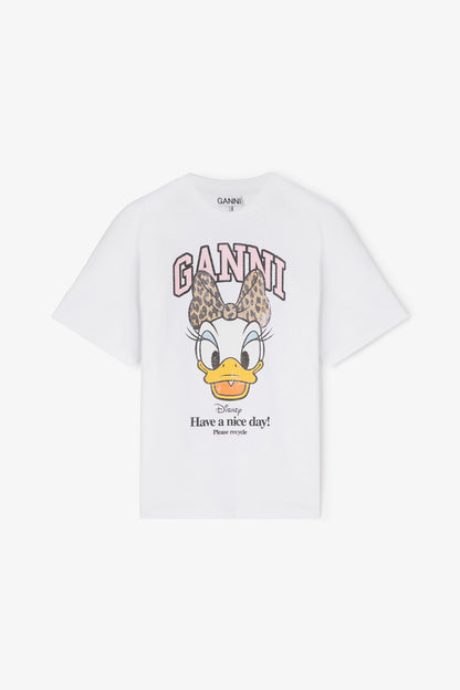 Daisy Duck White Printed T-shirt