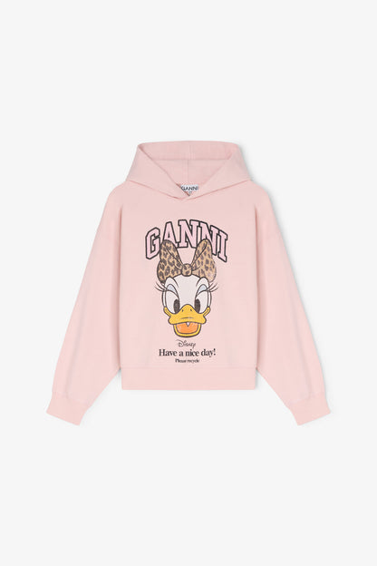 Daisy Duck Pink Cropped Hoodie