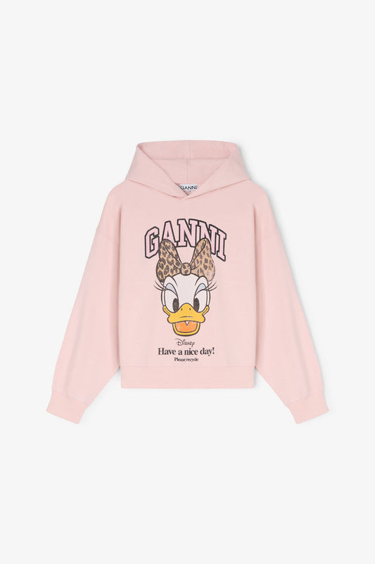 Daisy Duck Pink Cropped Hoodie
