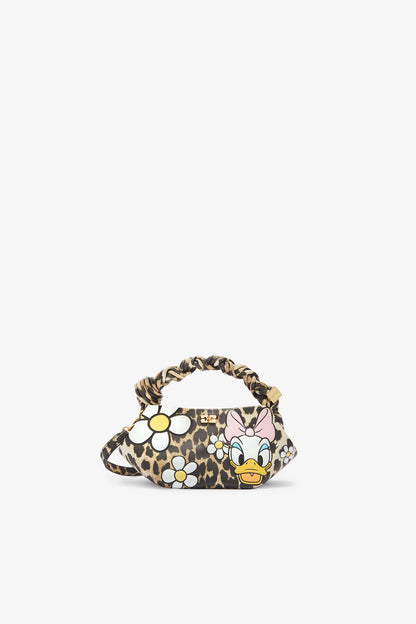 Almond Milk Daisy Duck Leopard Mini Bou Bag