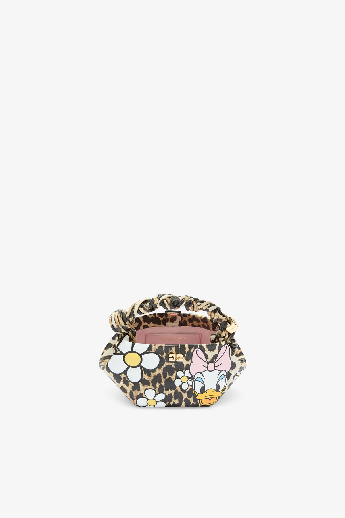 Almond Milk Daisy Duck Leopard Mini Bou Bag