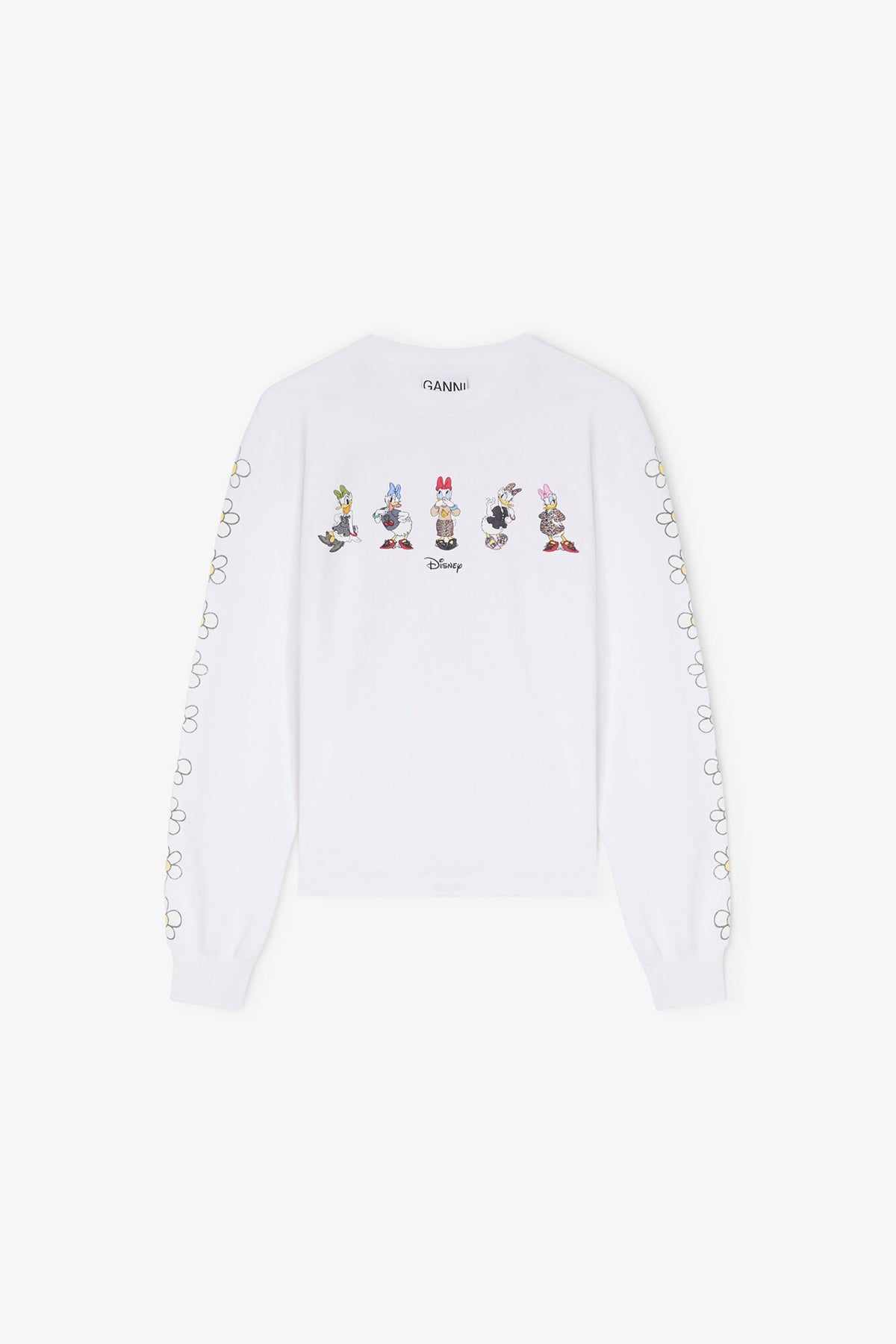 Daisy Duck White Long-sleeve T-shirt