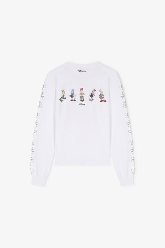 Daisy Duck White Long-sleeve T-shirt