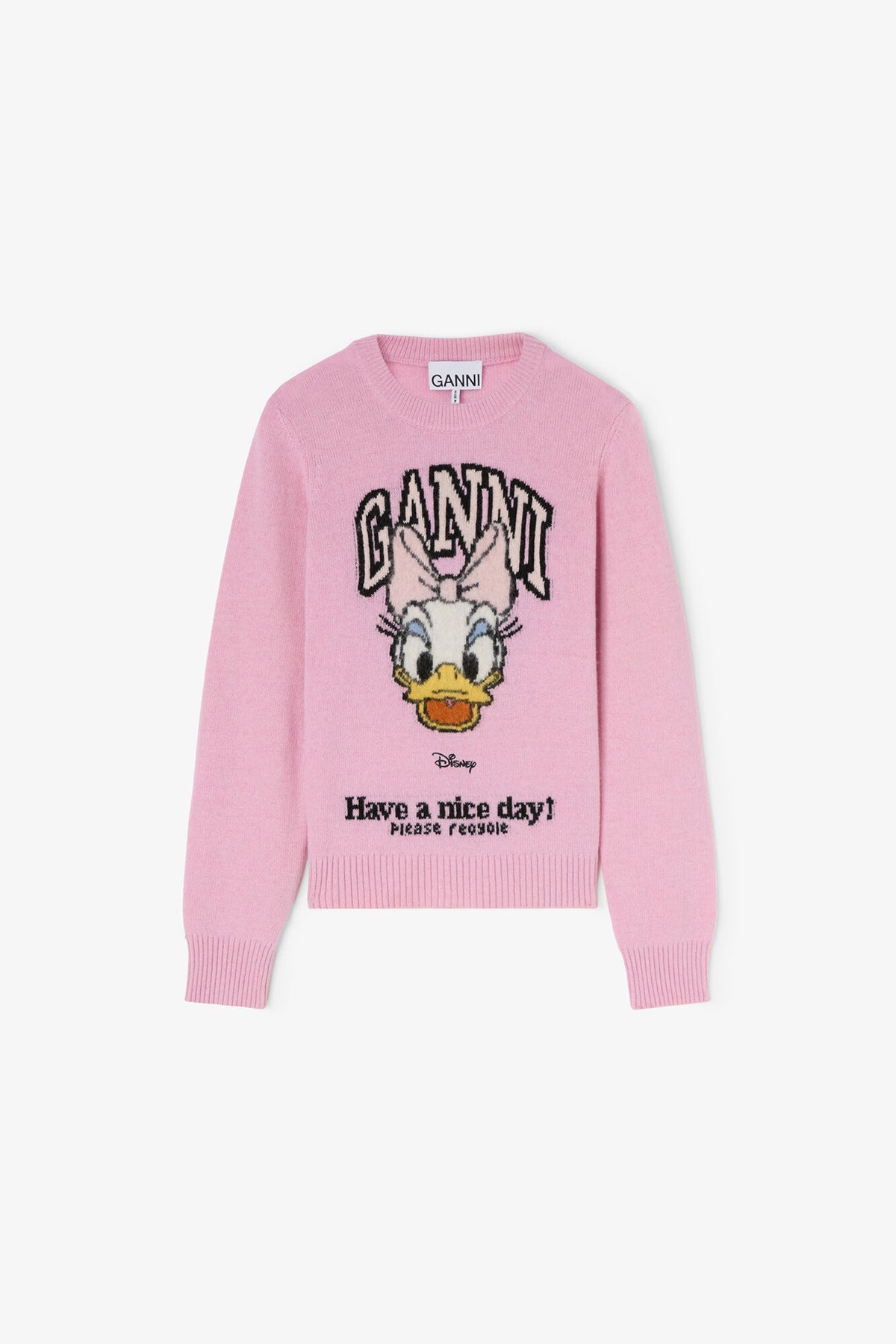 GANNI x Disney Daisy Duck Graphic Wool Sweater