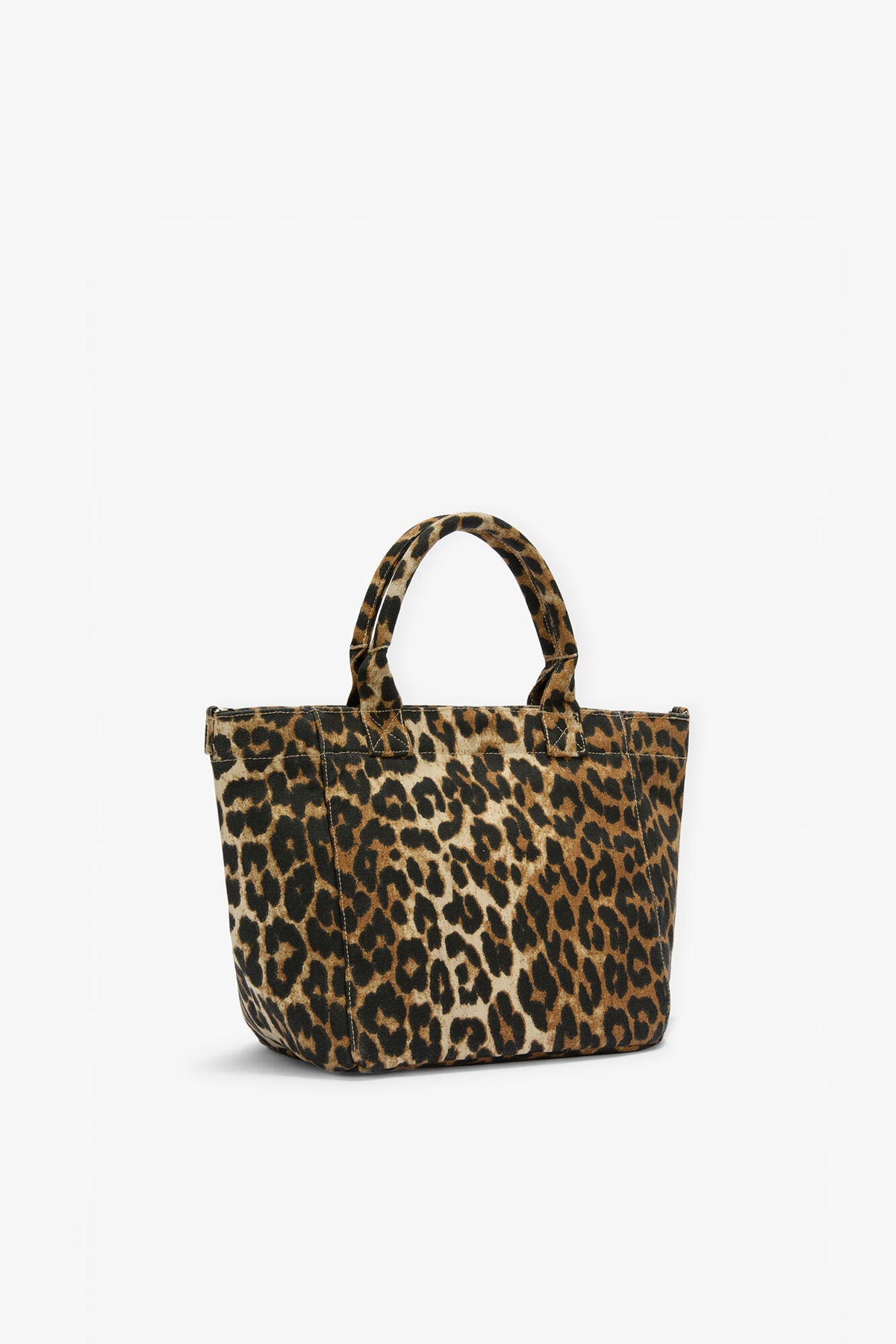 Almond Milk Daisy Duck Leopard Small Tote