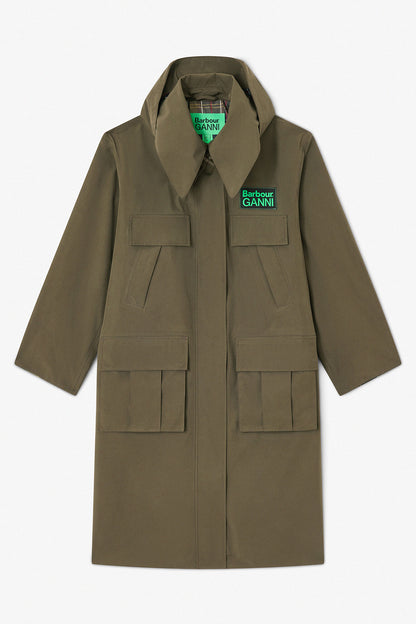 Long Coat in Green