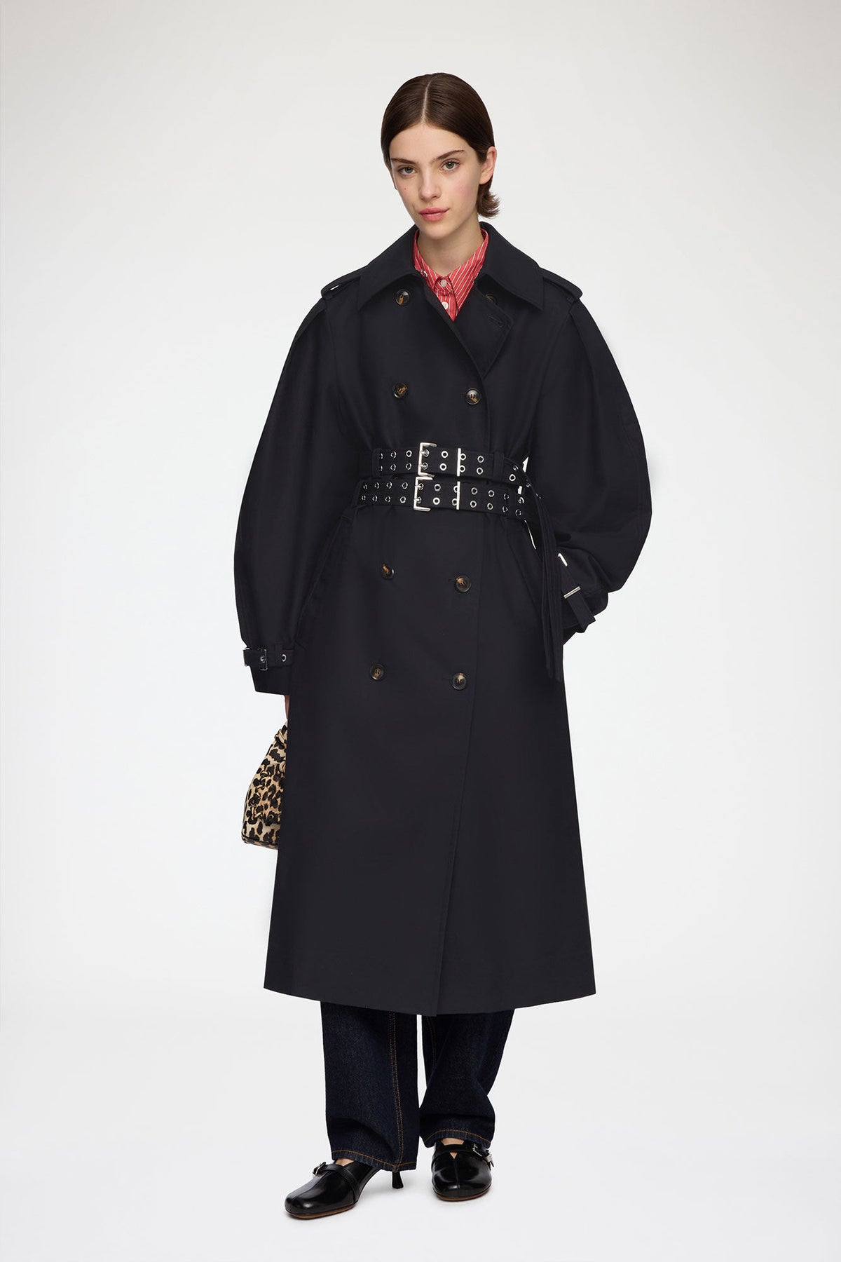 Trench Coat in Double Cotton