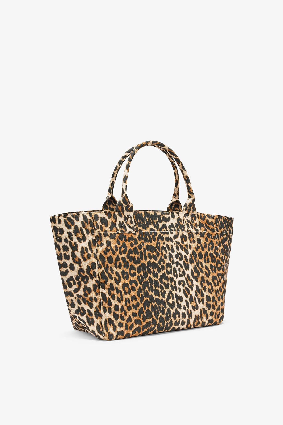 Almond Milk Leopard Medium Tote
