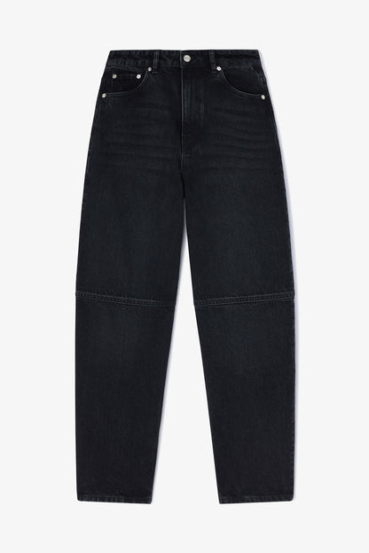 Audri Jeans in Black Rigid Denim
