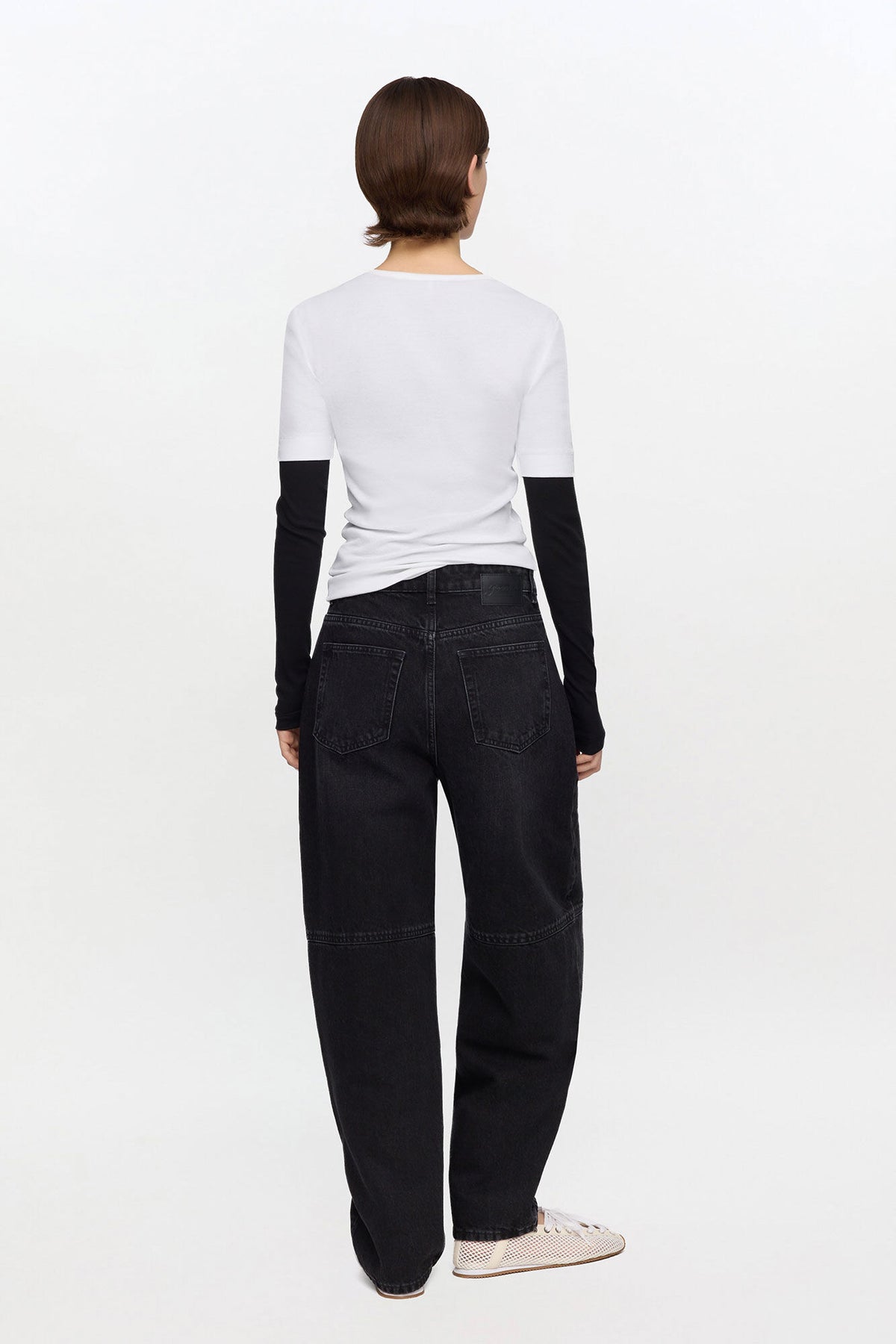 Stary Jeans in Black Rigid Denim