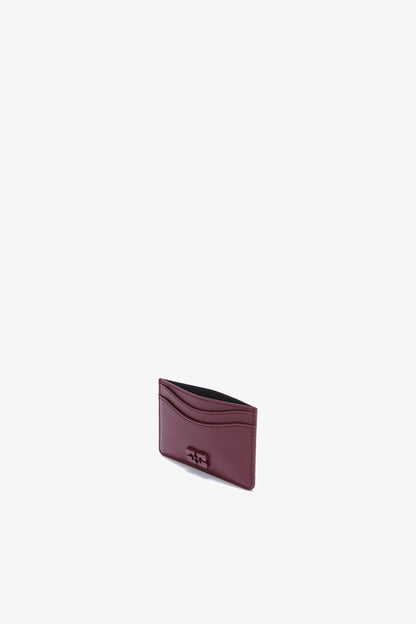 Burgundy Bou Card Holder in Burgundy