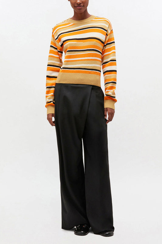 Black Cross-over Pants