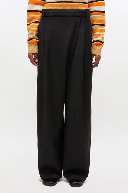 Black Cross-over Pants