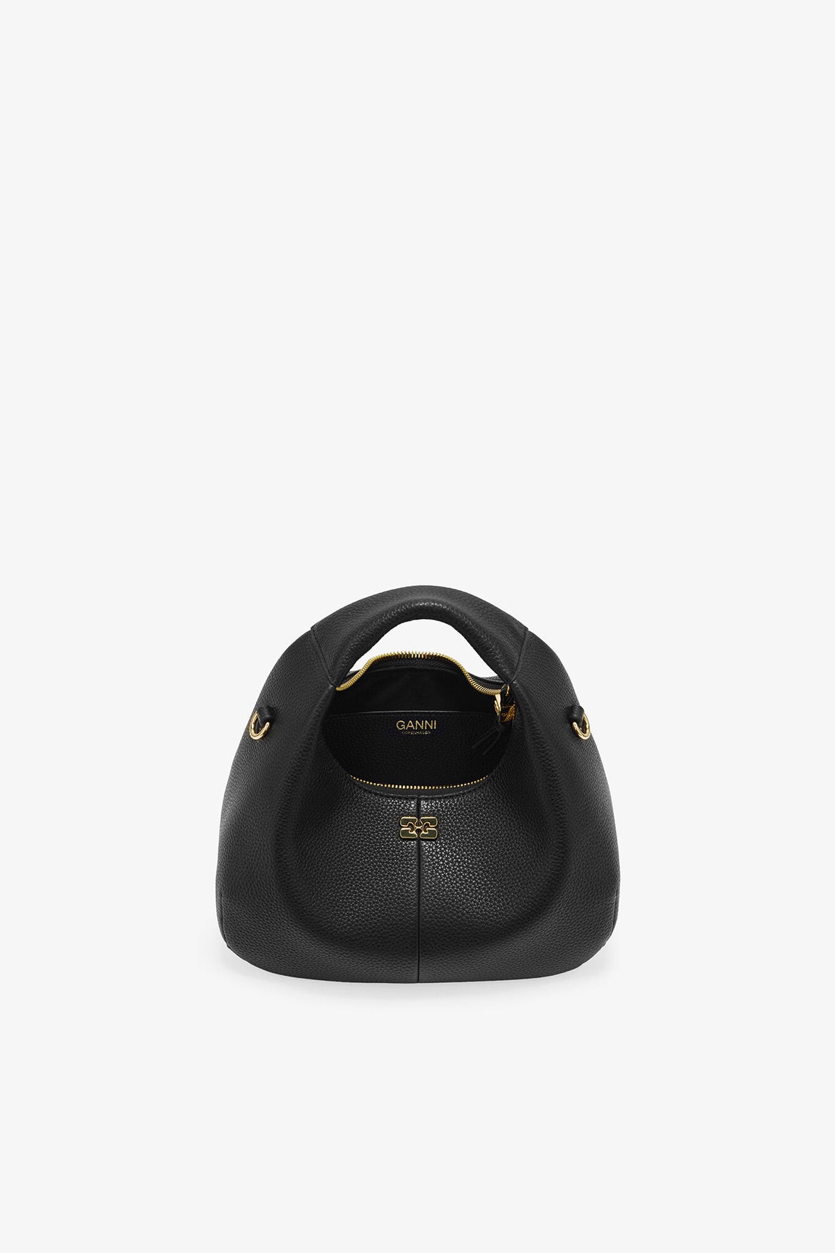 Black Black Mini Hobo Bag